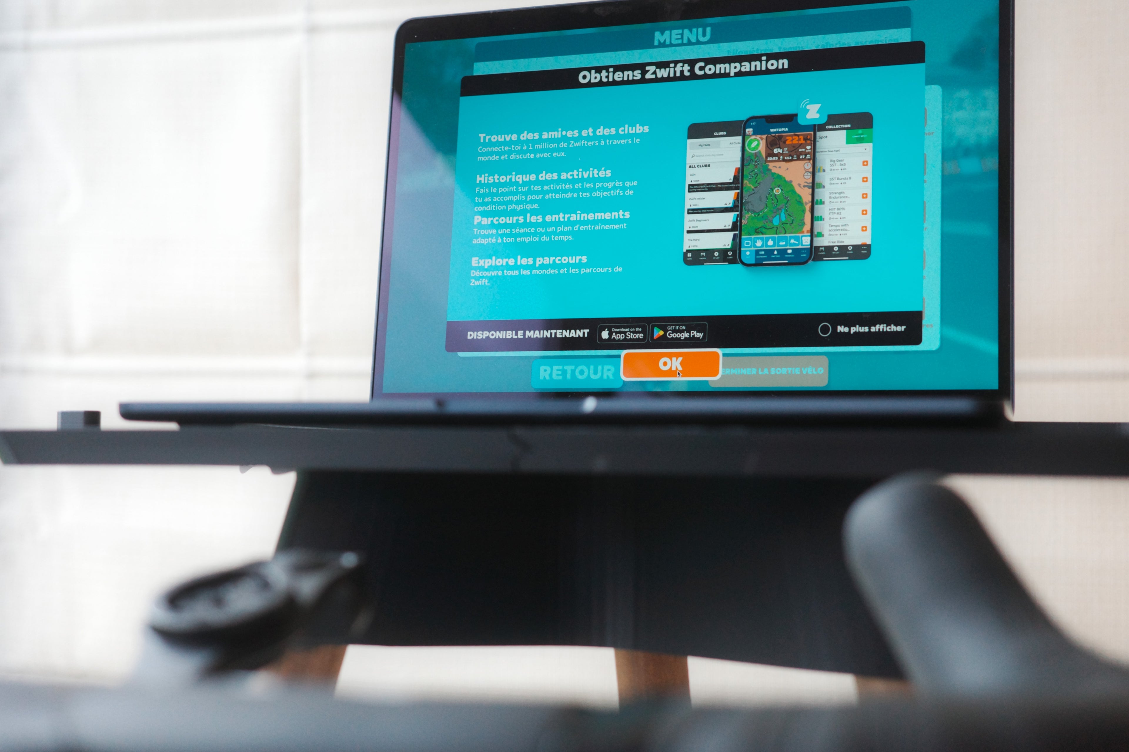 PADDOCK | Home Trainer - Table ultime d'entrainement avec accessoires
